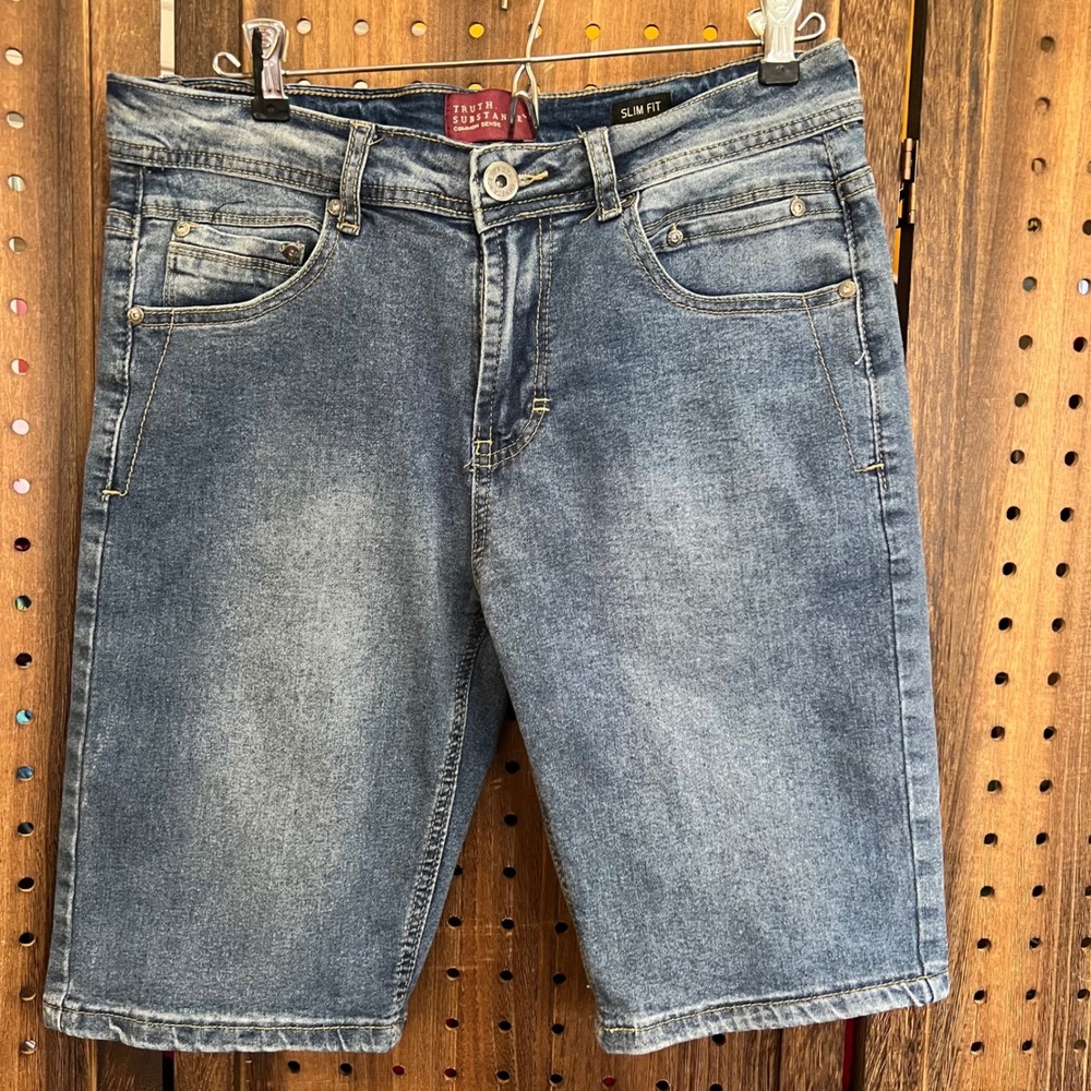Truth Substance Common Sense Slim Fit Denim Shorts Size 30 jorts jean shorts